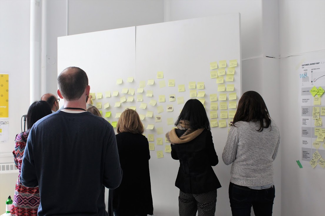 group of people brainstorming in toronto